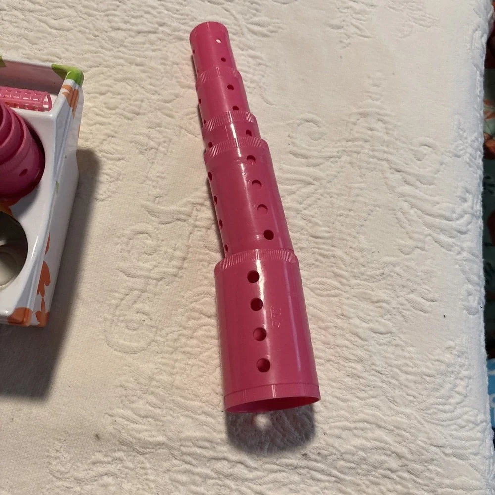 Lady Ellen Vintage Hair Rollers Curlers Klippies Flower Box